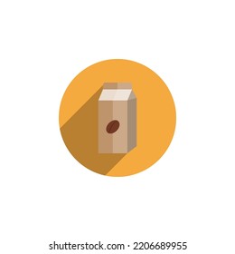 coffee package vector for website symbol icon presentation