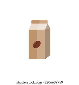 coffee package vector for website symbol icon presentation