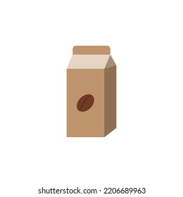 coffee package vector for website symbol icon presentation