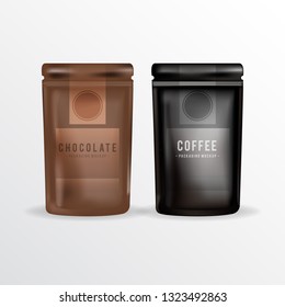 COFFEE PACKAGING REALISTIC MOCK UP