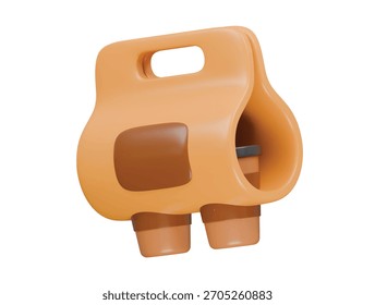Icono de embalaje de café Ilustración 3D Render
