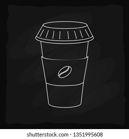 coffee paper cup cartoon