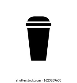 coffee paper cup icon design vector template