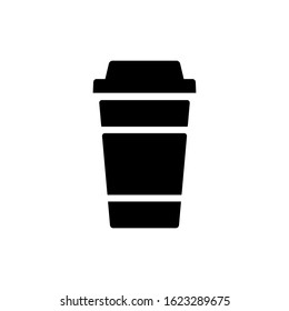 coffee paper cup icon design vector template