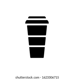 coffee paper cup icon design vector template