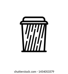 coffee paper cup  icon, illustration design