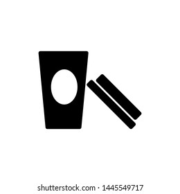 Coffee Paper Cup Icon Template Vector Design Illustration - Vector 