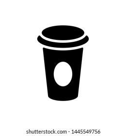 Coffee Paper Cup Icon Template Vector Design Illustration - Vector 