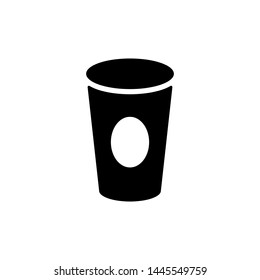 Coffee Paper Cup Icon Template Vector Design Illustration - Vector 