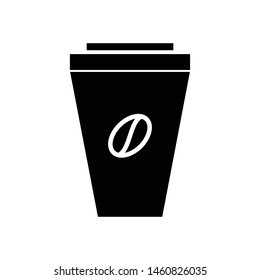 Coffee paper cup icon vector design template
