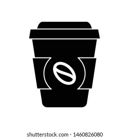 Coffee paper cup icon vector design template