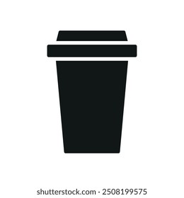 Coffee paper cup icon vector design templates simple and modern concept graphic