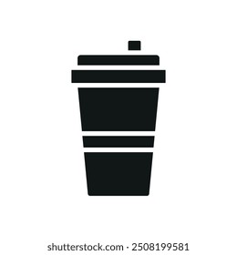 Coffee paper cup icon vector design templates simple and modern concept graphic