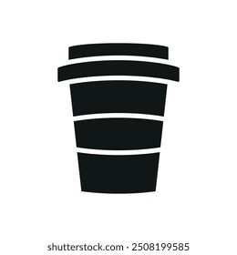 Coffee paper cup icon vector design templates simple and modern concept graphic