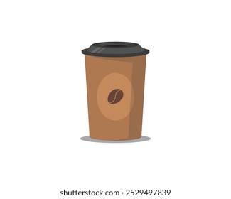 coffee paper cup and mug mockups, cardboard and plastic package with lids, isolated vector. Disposable coffee cups and mugs for hot