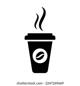 Coffee paper icon vector design template