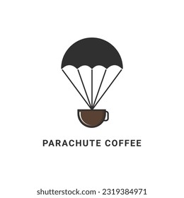 Design des Kaffeeparachetts-Logos