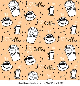 Coffee pattern.