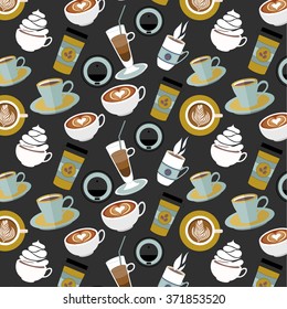 Coffee pattern.
