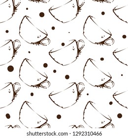coffee pattern background graphic