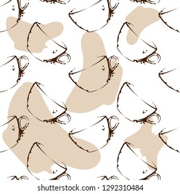 coffee pattern background graphic