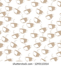 coffee pattern background graphic