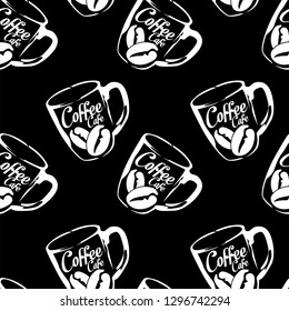 coffee pattern background graphic