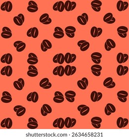 ilustração do projeto da imagem de fundo do padrão do café