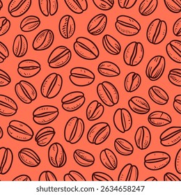 coffee pattern background image design illustration