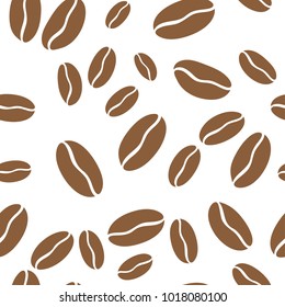 coffee pattern, coffee beans pattern, seamless pattern design for coffee shop
