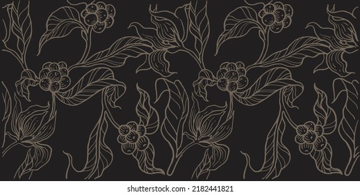 patrón de café para tela textil. café patrón para banner y embalaje.