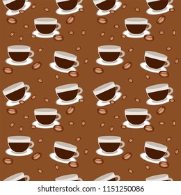 Coffee pattern Seamless