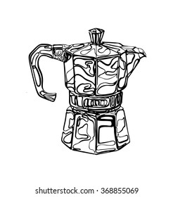 Coffee Percolator - Clip Art