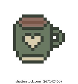 coffee pixel art for your needs