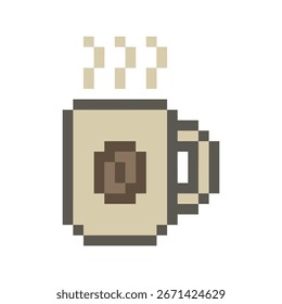 Café Pixel Art para sus necesidades