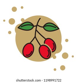 Coffee plant beans