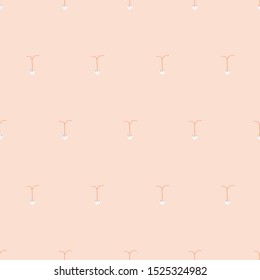 Coffee plant growing seamless repeat pattern. Great for textiles and paper projects.