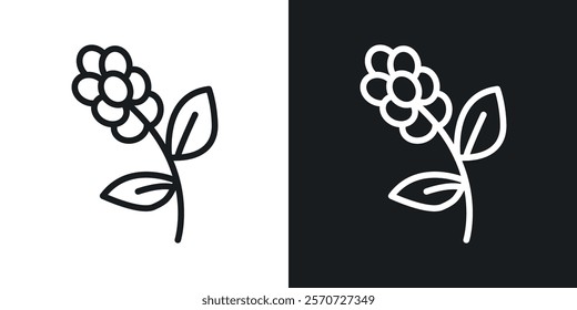 Coffee plant icons set vectors on white background.
