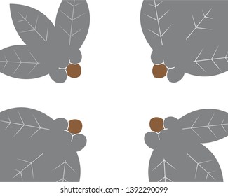 Coffee plant, Isolated coffee on white background. vector illustration - Vector
