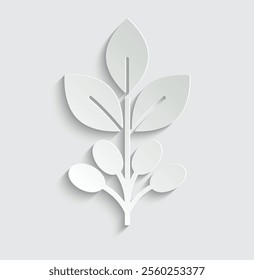 coffee plant seed icon vector 
