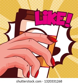 coffee in plastic container pop art style