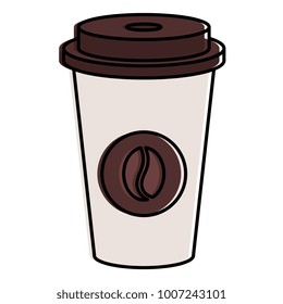 coffee in plastic cup icon