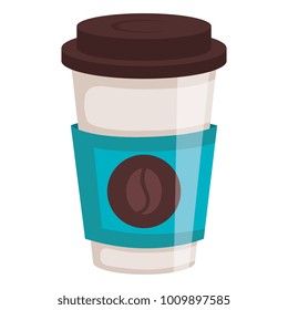 coffee in plastic cup icon