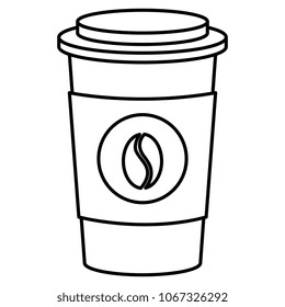 coffee plastic cup icon