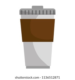 coffee plastic cup icon