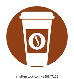 coffee plastic cup icon