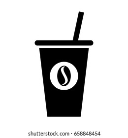 coffee plastic cup icon