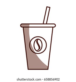 coffee plastic cup icon