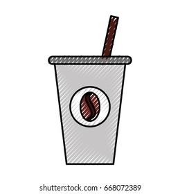 coffee plastic cup icon