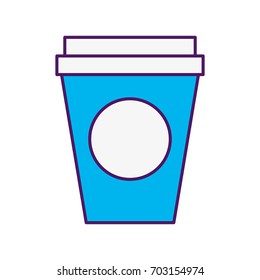coffee plastic cup icon